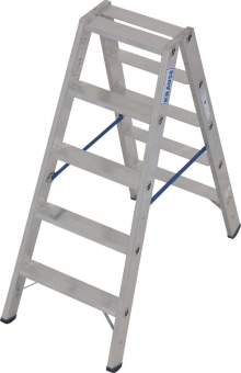 Krause Stufen-Doppelleiter Alu 2x5 