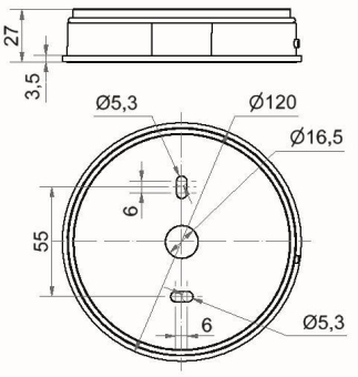 Werma Maxi Adapter Bodenmontage 26270001 