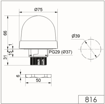 Werma LED-Dauerleuchte EM       81610055 