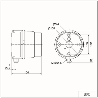 Werma Dauerleuchte BWM          89010000 