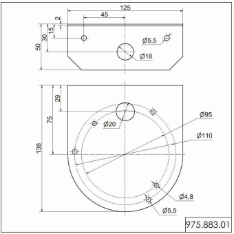 Werma Befestigungswinkel        97588301 