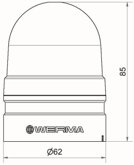 Werma Mini TwinLIGHT 12VAC/DC   26011074 
