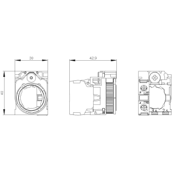 Siemens 3SU15001AA101BA0 Halter 