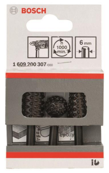 Bosch Freihandfräser-Set 3tlg 1609200307 