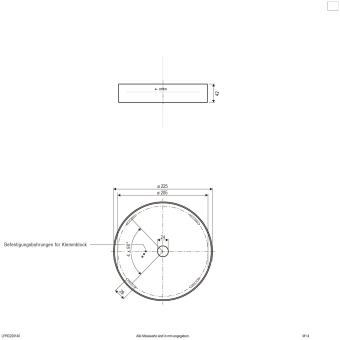 EVN LED Anbaupanel -rund      LPRD220140 