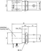 TG BNC-Einbaubuchse isoliert J01001A0037 