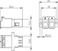 TEGA LC/APC-D Kupplung SM    J08071A0042 