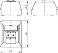 TG AMJ45 8/8 K Ap Cat.6A ISO J00023A0204 
