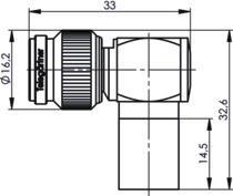 TEGA TNC-Kabelwinkelstecker  J01010A0065 