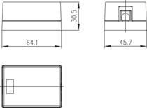 TG Modul-Aufnahme 1-fach Ap  H02000A0064 