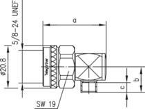 TEGA N-Kabelwinkelstecker    J01020D0041 