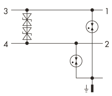 WAGO 792-802 Überspannungsschutzmodul 