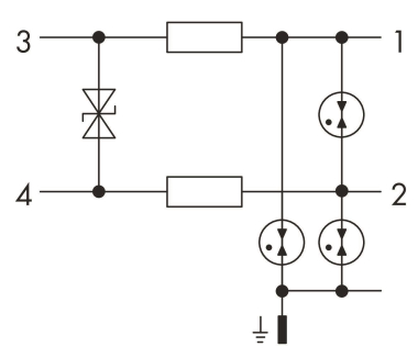 WAGO 792-805 Überspannungsschutzmodul 