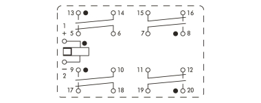 WAGO 288-414 Relaismodul mit 