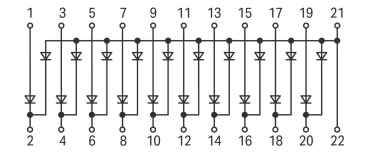 WAGO 289-151 Bauteilmodul mit Diode,grau 