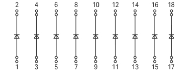 WAGO 289-105 Bauteilmodul mit Diode,mit 
