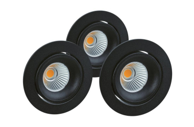 Rutec LED-Einbaustrahler3er   ALU57332WW 