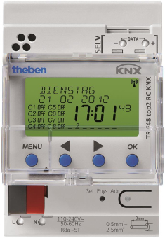THEB Zeitschaltuhr digi  TR648top2RC KNX 