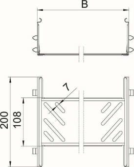 OBO KTSMV 840 FS Längsverbinder-Set 