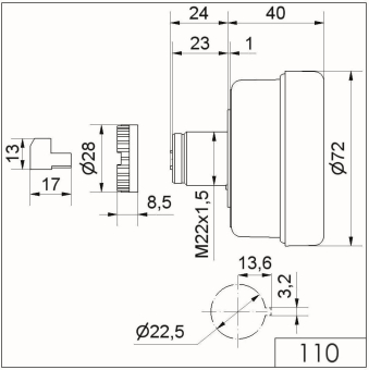 Werma Mehrtonsirene EM 8 Töne   11000075 