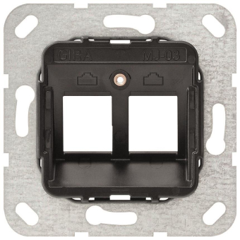 GIRA 560300 Modular Jack MJ-03 2fach 