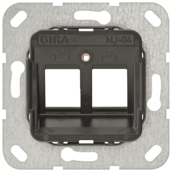 GIRA 560400 Modular Jack MJ-04 2fach 