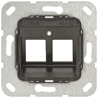 GIRA 560200 Modular Jack MJ-02 2fach 