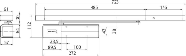 effeff ASSA ABLOY DC700 Türschließer G-S 