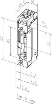 FF E-Öffner Rauchschutz  118S05R-----A71 