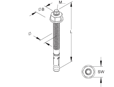 NIED Durchsteckanker            DAZ10X30 
