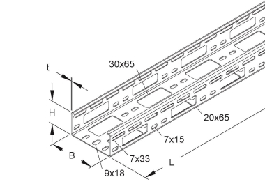 NIED Verteilerrinne f.-verz.  RSV50.100F 