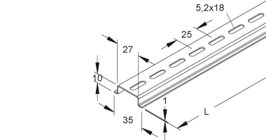 NIED Tragschiene               2935/2 GL 