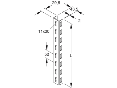Niedax U-Profil          U 4530/3000 E3L 