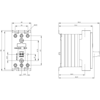 Siemens 3RF24101AC45 Halbleiterschütz 