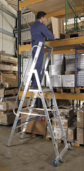 Krause Stabilo Stufen-Stehleiterm 127747 