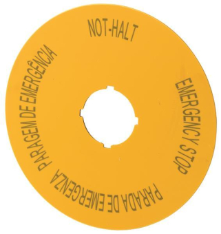 EATON M22-XAK12 Schild NOT-HALT   121086 