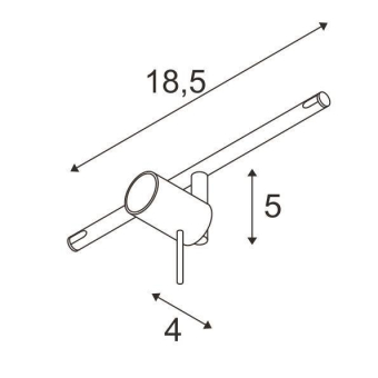 SLV SYROS Seilleuchte schwarz     139100 