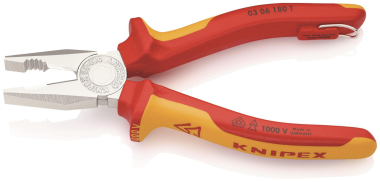 Knipex VDE Kombizange 180mm     0306180T 