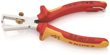 Knipex VDE Abisolierzange 1106160T 