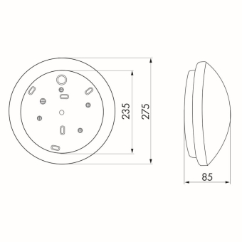 BEG Sensorleuchte HF-L1 (Glas)    94440 