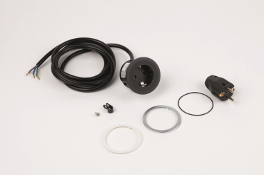 Bachmann PIX 1xSchuko sw 2,0m    926.001 