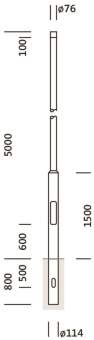 Mast 5m 5NY231750AM00      5NY231750AM00 