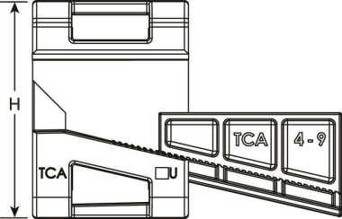 Hellermann Beam Clamp D-PA6GF30-BK (200) 