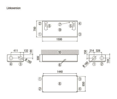 Maico 0095.0145          WS 300 Flat KBL 