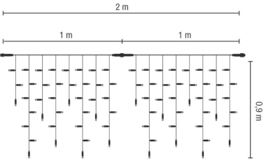 S&H LED-Ice Lite 120 2x0,9m 36V    58650 