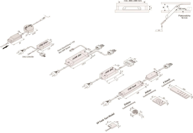 Hera Trafo LED 350/2x 9W dim 61500300928 