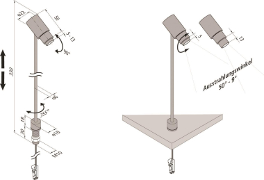 Hera Drehbarer LED Spot      20202990102 