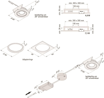 Hera Schwenkbare LED         20202401301 