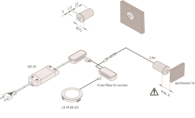 Hera Türkontaktschalter      21703190113 