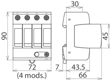 Dehn 908341 DG MU 3PY DG MU 3PY 480 4W+G 
